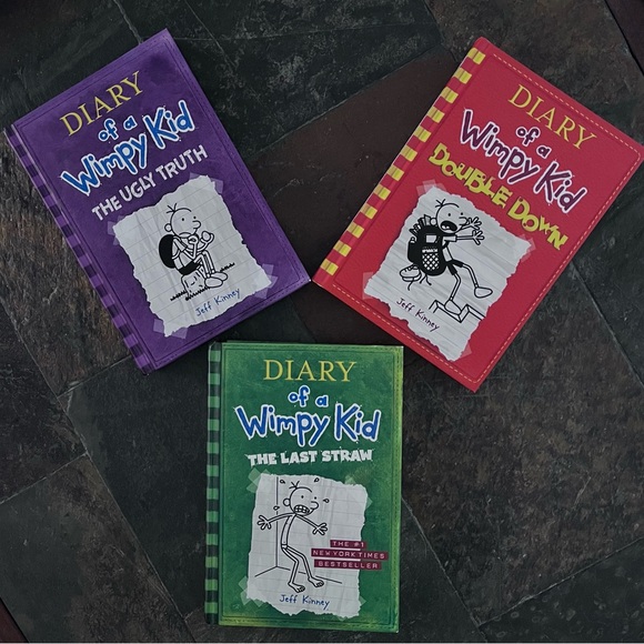 Diary of a Wimpy Kid Hardback Bundle-The Last Straw/The Ugly Truth/Double Down - Picture 15 of 15